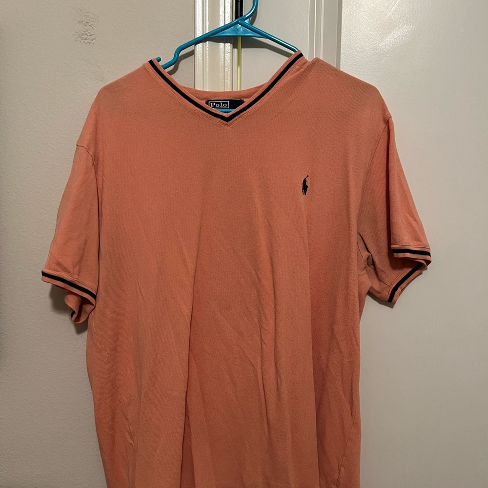 Barely worn orange polo great condition